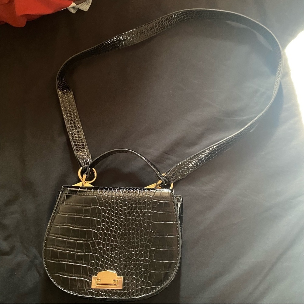 Snakeprint Crossbody Bag
